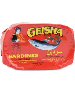 Canned Sardines in Tomato Sauce Red 100 X  Metal Can 