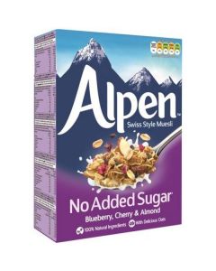 Swiss Style Blueberry,Cherry&Almond Cereal-No Added Sugar 6 X  Piece 