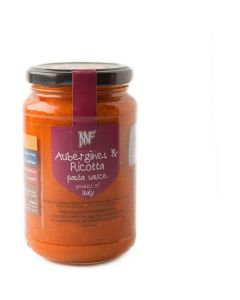 Aubergines & Ricotta Pasta Sauce 12 X  Glass Jar 