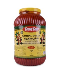 Pasta Sambal Oelek Hot Pepper Paste 4 X  Glass Jar 