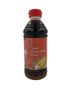 Halal Udon Noodle Soup 12 X  Plastic Bottle 