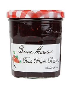 4 Fruits Jam 12 X  Glass Jar 