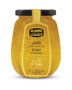 Pure Honey with Ginger 6 X  Glass Jar 