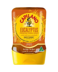 Eucalyptus - Premium Floral Honey with Dark & Caramel Flavor 8 X  Squeeze Bottle 