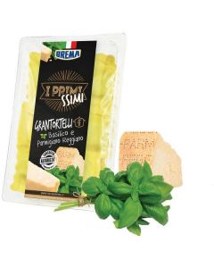 I Primisimi Grantortelli Basil with Parmigiano Reggiano Fresh Pasta 8 X  Bag 