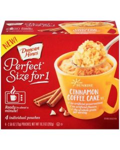 Perfect Size for 1 Cinnamon Coffee Cake Mix 6 X  Piece 