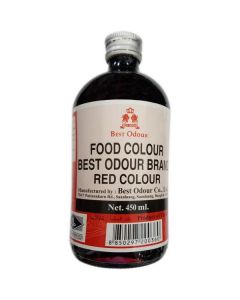 Red Food Colour 12 X  Glass Bottle (450 ml)