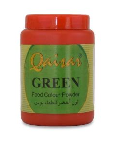 Food Color Powder - Green 12 X  Plastic Jar 