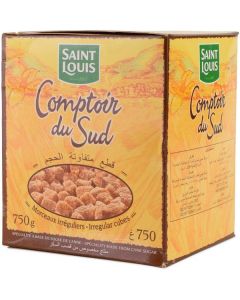 Brown Rough Cut Sugar Cubes - Comptoir Du Sud   