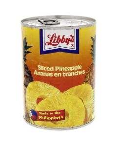 Canned Sliced Pineapple in Heavy Syrup 24 X  Metal Can 