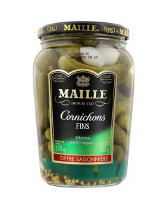 Cornichons Fins Pickles 12 X  Glass Jar 