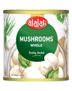 Canned Whole Mushrooms 24 X  Metal Can 