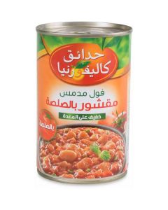 Canned Fava Beans Peeled with Salsa 24 X  Metal Can 