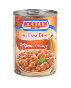 Canned Plain Fava Beans 24 X  Metal Can 