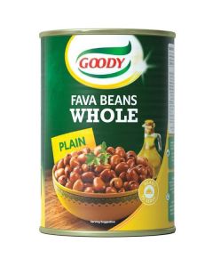 Canned Fava Bean Whole Plain 24 X  Metal Can 