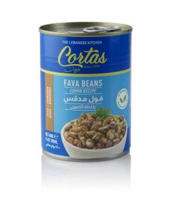 Canned Fava Beans - Cumin Recipe 24 X  Metal Can 