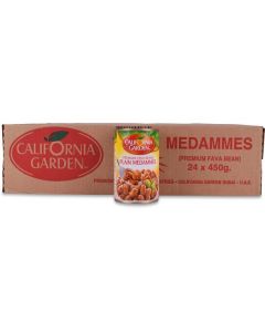 Canned Plain Medammes 24 X  Metal Can 