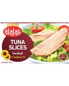 Smoked Tuna Slices in Sunflower Oil 24 X  Metal Can 