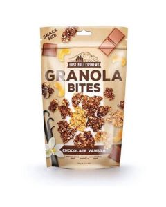 Chocolate Vanilla Granola Bites   