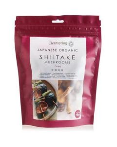 Organic Japanese Dried Shiitake Mushrooms 6 X  Pouch 