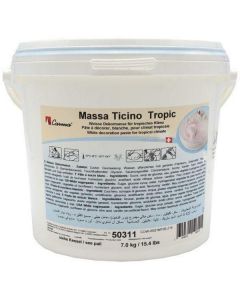 Massa Ticino Tropic, White Decorating Paste   