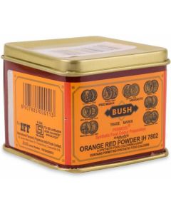 Orange Red Food Colour Powder 120 X  Metal Can 