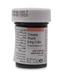 Creamy Peach Gel Food Coloring Icing Color   