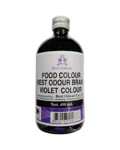 Violet Food Colour 12 X  Glass Bottle (450 ml)