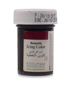 Burgundy Gel Food Coloring Icing Color   