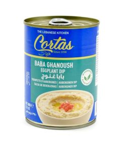 Canned Baba Ghanough Eggplant Dip 24 X  Metal Can 