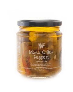 Mixed Grilled Peppers 12 X  Glass Jar 