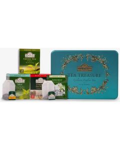 Tea Treasure Caddy with 6 Black & Green Teas 60 Sachet Teabags 60 X  Sachet 