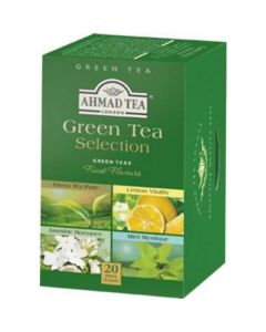 Green Tea Selection (Lemon & Jasmine & Mint) 20 X  Tea Bag 