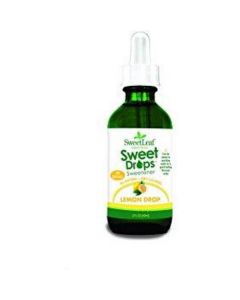 Stevia Lemon Drop 12 X  Glass Bottle (60 ml)