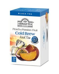 Peach & Passion Fruit Cold Brew Ice Tea 20 X  Tea Bag 