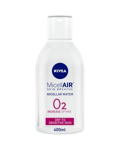 Micell Air Skin Breathe Increase Uptake Dry to Sensitive Skin 12 X  Piece (400 ml)