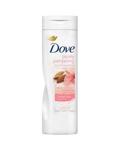 Body Lotion Purely Pampering All Skin Types with Almond Cream and Hibiscus 12 X  Squeeze Bottle (400 ml)