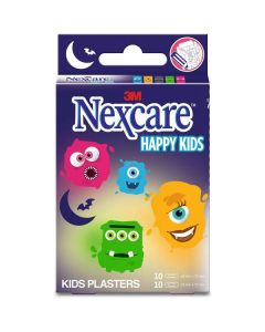 Happy Kids Monster Shape Plasters 240 X  Piece 