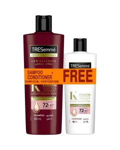 Keratin Smooth & Straight Shampoo 400ml + Conditioner 180ml 1 X  Set 