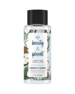 Volume and Bounty Coconut Water & Mimosa Flower Conditioner 8 X  Plastic Bottle (400 ml)