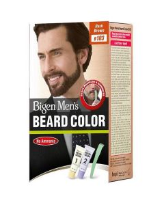 Men's Dark Brown B103 Beard Color 12 X  Piece 