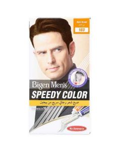 Men's Dark Brown 103 Hair Speedy Color 12 X  Piece 