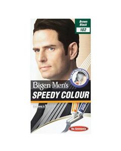 Men's Brown Black 102 Hair Speedy Color 12 X  Piece 