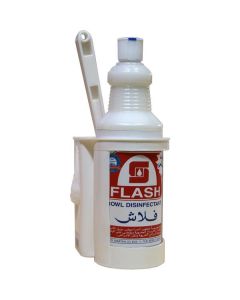 Flash Bowl Disinfectant with Stand 12 X  Plastic Bottle (1 liter)