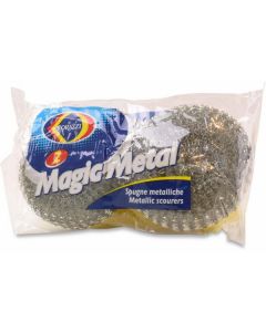 Magic Metal Zinc Coated Scourers 2 X  Bag 