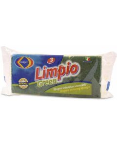 Limpio Green Strong Sponge 3 X  Piece 