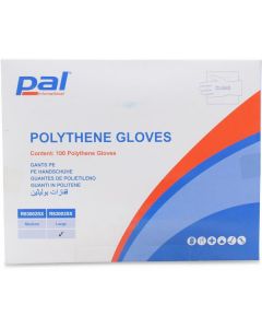 Polythene Clear Gloves - Large 100 X  Piece 