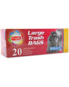 Black Trash Bags Large 30 Gallons 24 X  Piece 