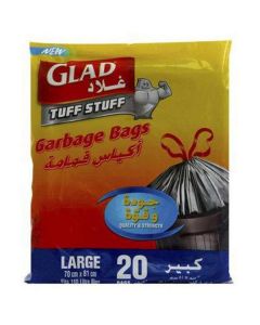 Drawstring Garbage Bag Set Black 110L 12 X  Bag 