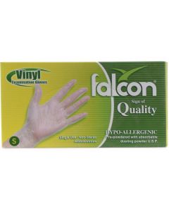 Vinyl Powdered Nylon Gloves - Small 10 X  Piece 